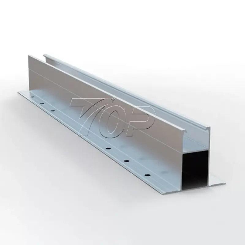 Minirail systém pro lichoběžnou kovovou střechu